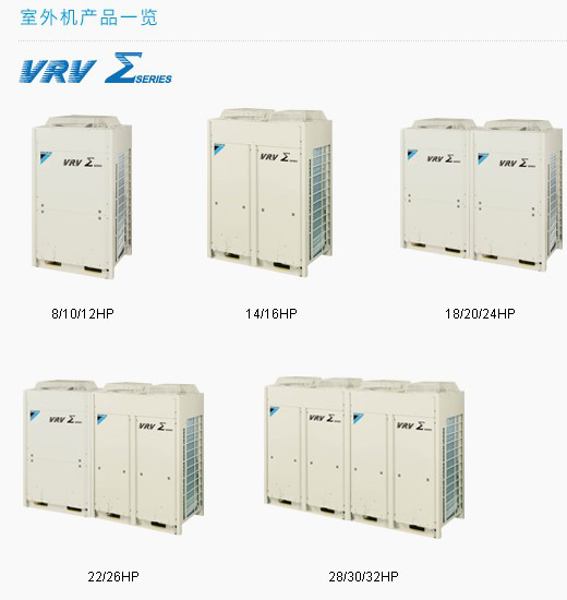 大金VRV Σ SERIES 大金VRV Σ SERIES